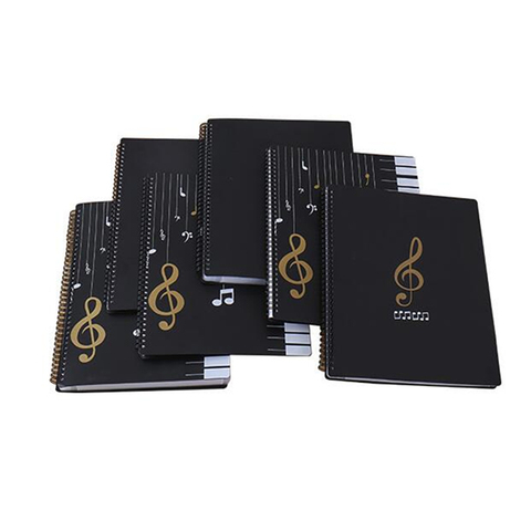 40-100 Pages A4 Music Sheet Folder Transparent Plastic Document File Piano Score Storage Organizer ► Photo 1/6