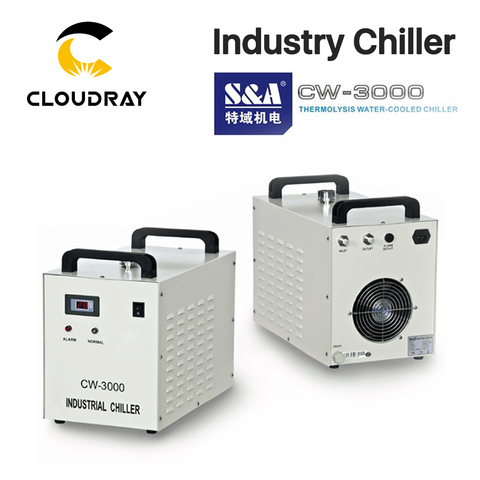 Cloudray S&A CW3000 Industrial Water Chiller for CO2 Laser Engraving Cutting Machine Cooling 60W 80W Laser Tube DG110V AG220V ► Photo 1/6