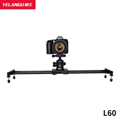 YELANGU  L60A Camera Slider Dolly Rail Video Stabilizer Double-Track Rail Design DSLR Camera Video Slider ► Photo 1/6