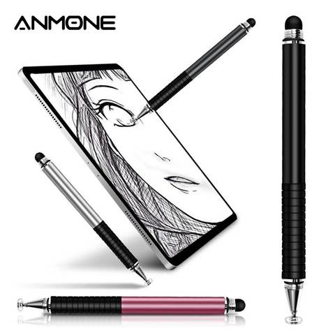 ANMONE Stylus Pen 2 in1 For Ipad Tablet Pens Drawing Pencil Capacitive Screen Touch Pen Stilus Smart Pen For Mobile Phone PC ► Photo 1/6