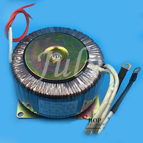 1000W toroidal transformer 24V 40A, frequency: 50HZ-60HZ, full copper wire power ► Photo 1/1