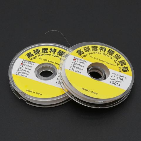100m Alloy Gold Molybdenum Wire Cutting Line LCD Display Screen Separator Repair ► Photo 1/6