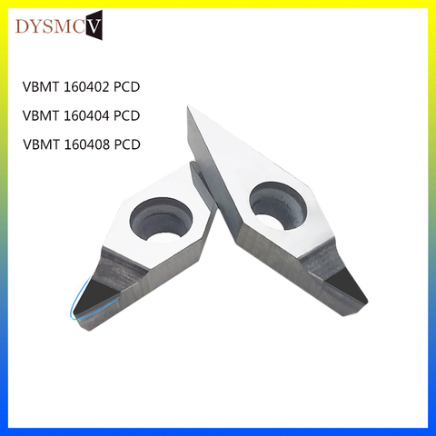 2pc VBMT160404 VBMT160402 VBMT160408 VBMT PCD blade diamond lathe blade blade lathe internal turning tool ► Photo 1/5