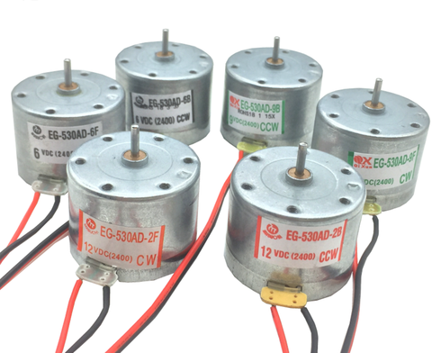 Radio Recorder VCR 9V 6V 12V DC Motor EG-530 2B/2F/6B/6F/9B/9F Line repair motor ► Photo 1/3