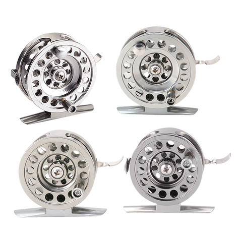 Ice Fishing Reel Aluminium Alloy Travel Fishing Winter Reel Raft Wheel 1BB ► Photo 1/6