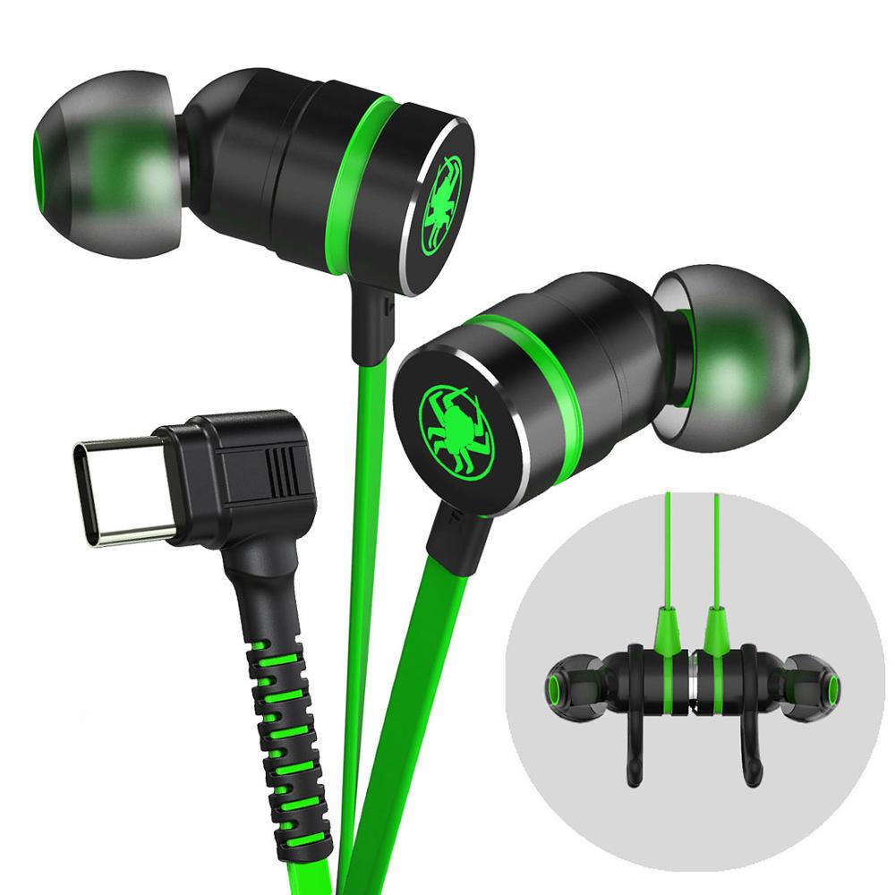 Gaming headphones TYPE C G20 hammerhead Bass earphones with mic