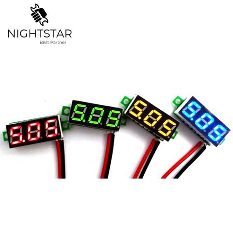 DC 4.5-30V LED Mini Digital Voltmeter LED Display Volt Meter Gauge Voltage Panel Meter 2 wires Color/ Blue Green Red ► Photo 1/3