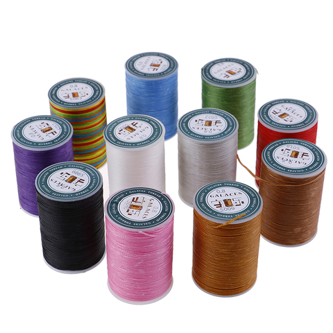 1PCS Multicolor Hand Stitching Thread 90 Meter Sewing Thread Polyester Cord Waxed Thread Leather 0.8mm for DIY Tool ► Photo 1/5