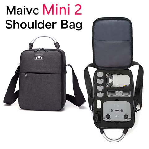 DJI Mavic Mini 2 Case Storage Bag Accessories DJI Mini 2 Bag Drone Box Bag with Shoulder Strap DroneAccessories ► Photo 1/6