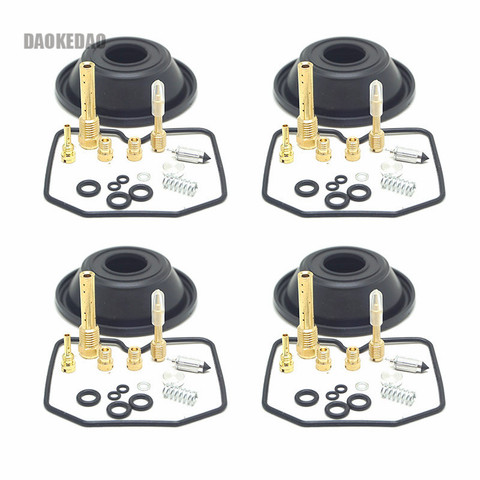 4 Carburetor Repair Kits for Suzuki Bandit 600 GSF600S GSF600 GSF S 1996-1999 Carb Parts Main Pilot Jets Gasket Diaphragm Vacuum ► Photo 1/3