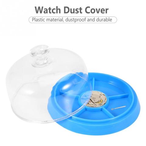 6 Slots Watch Dust Sheet Cover with Tray Watch Movement Repair Tool Jewelry tools Spare Protector Watchmaker Repair Tool ► Photo 1/6