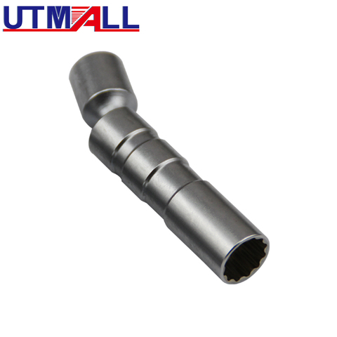 Universal 16mm Point Remover Wrench Magnetic Spark Plug Sleeve Socket Car Removal Tool 12 Angle Thin Wall 3/8