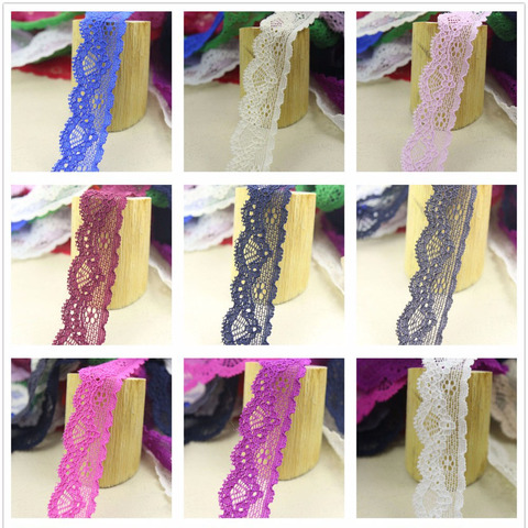 Elastic Stretch Lace trim sewing 5 yards/lot about 20mm width /garment/clothes/headband accessories ► Photo 1/5
