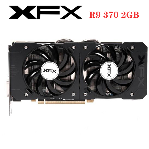 Used XFX R9370 2GB Graphics Card For AMD Radeon R9 370 2GB Video Screen Cards GPU Desktop PC Computer Gaming HDMI DVI ► Photo 1/6