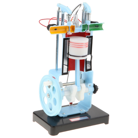 Metal Four-Stroke Combustion Engine Model School Physical Teaching Aid Kids Toy Gift ► Photo 1/6