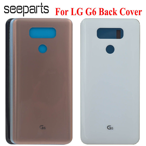 Back Cover for Lg g6 Battery Cover door Case Housing with Camera Lens glass For LG G6 Replacement for G6 LS993 US997 VS998 H870 ► Photo 1/6