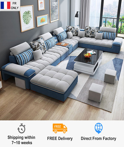 Buy Online Hot Sale Sofa High Quality Living Room Furniture Living Room Sofa Set Fabric Sofa Customiezd Color Alitools