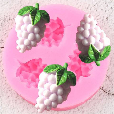 3D Silicone Mold Resin Clay Strawberry Mold Decor for Chocolate