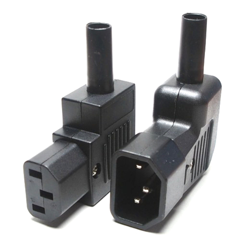 250v 10a IEC320 C13 C14 PDU UPS wired power outlet assemble install connector Elbow 90 electric Panel Receptacle AC socket Plug ► Photo 1/6