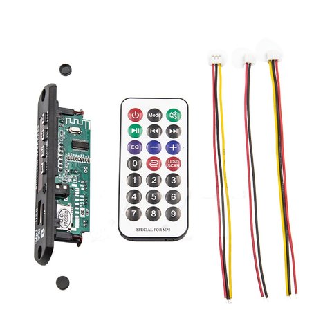 Wireless MP3 WMA Decoder Board Remote Control Player 12V Bluetooth 5.0 USB FM AUX TF SD Card Module Car Radio MP3 Speaker ► Photo 1/1