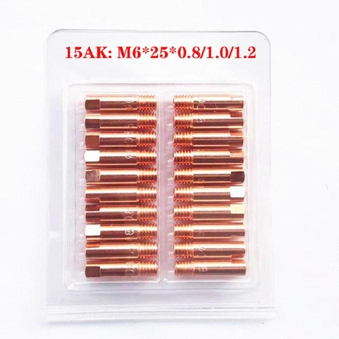 20pcs15AK Binzel Torch/Gun Consumables MIG Wire Electric Welding Tips for the MIG Welding Machine with 1Box Dredge Neeles ► Photo 1/2