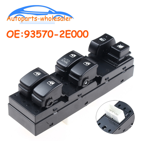 Car For 2004-10 Hyundai Tucson New Car Front Left Driver Side Power Window Control Switch  93570-2E000 935702E000 93570 2E000 ► Photo 1/6