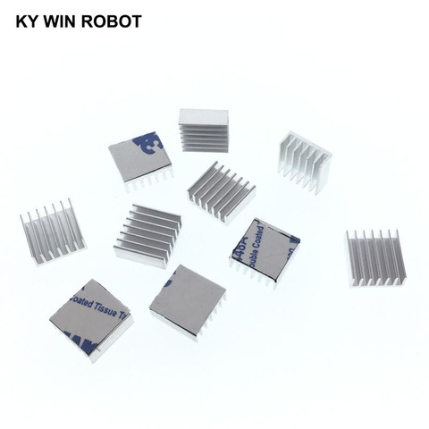 10pcs Computer Cooler Radiator Aluminum Heatsink Heat sink for Electronic Chip Heat dissipation Cooling Pads 14*14*6mm ► Photo 1/6