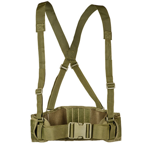 Tactical Molle Belt 1000D Nylon Men's Girdle H-shaped Convenient Airsoft Military Waist Belt Adjustable Soft Padded Hunting Vest ► Photo 1/6