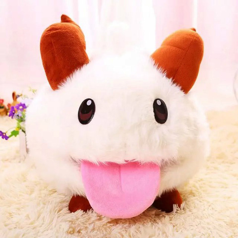 League of heroes ice and snow festival lol dolls poro plush toys plush dolls customized soft toys ► Photo 1/6