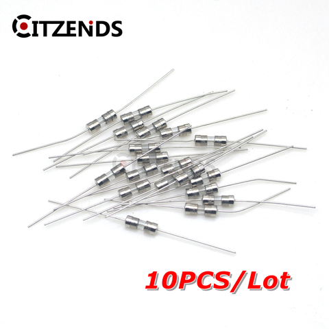 10Pcs 3.6*10 3*10 4*11 Glass fuse Fast/Slow blow 250V 0.5A 1A 2A 3A 3.15A 4A 5A 6.3A 10A 15A with legs F/T type 3.6x10 3x10 4x11 ► Photo 1/3