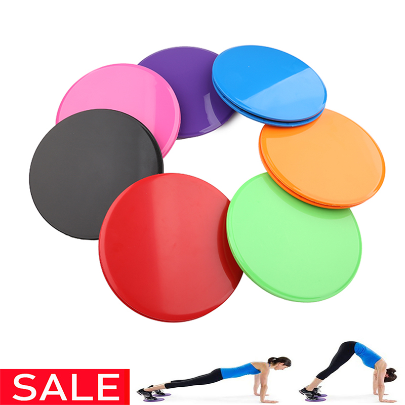 2PCS Fitness Gliders Slide Discs Sliders Workout Gym Exercise Body Slim Training 