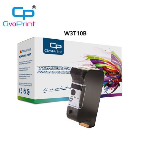 Civoprint W3T10B Compatible for HP 2590 coding and marking Solvent Print ink Cartridge ► Photo 1/4