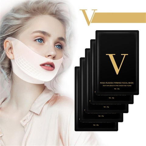 V Shape Mask Face Firming Mask Chin facial Lifting Mask Massage Wrinkle Shaper V Line Mask Slimming Beauty Skin Care Tool Lady ► Photo 1/6