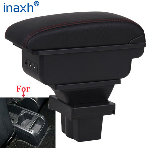 For Skoda Octavia Armrest box For Skoda Yeti Mk2 2005-2012 Car Armrest Retrofit parts Storage box car accessories USB ► Photo 1/6