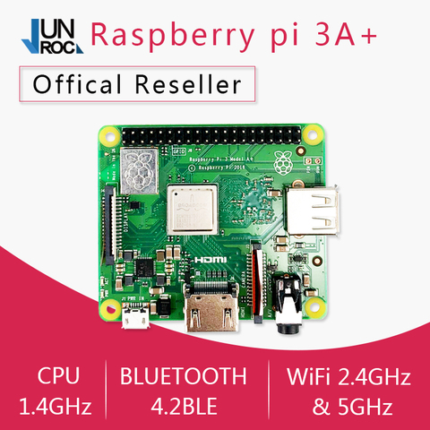 Raspberry Pi 3 Model A+ Plus Pi 3A+ with 2.4G & 5G WiFi 4.2 Bluetooth 4 core 1.4G CPU ► Photo 1/5