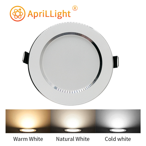 LED Downlight Dimmable 5W 9W 12W 15W Waterproof Warm White Natural White Cold White Recessed LED Lamp Spotlight AC220V 230V 240V ► Photo 1/6