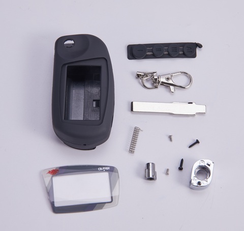 New arrival switchblade key case for Scher Khan 5 uncut blade fob case cover M5 folding car flip remote + M5 Glass ► Photo 1/6