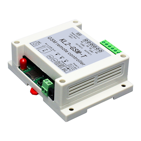 GSM 2 Way Relay Controller SMS Call Temperature Sensor Remote Control Smart Home Automation SIM Switch Garage Door Opener ► Photo 1/3