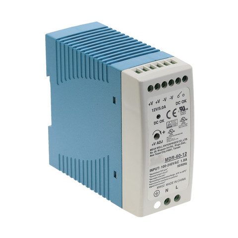 MDR-60 AC to DC 60Watt Single Output 5V 12V 24V 36V 48V Din Rail Switching Power Supply ► Photo 1/6