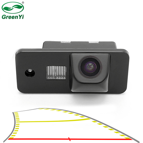 2022 New HD Vehicle Dynamic Trajectory Parking Line Car Reverse Backup Rear View Camera For Audi A3 A4 A6 A8 Q5 Q7 A6L ► Photo 1/6