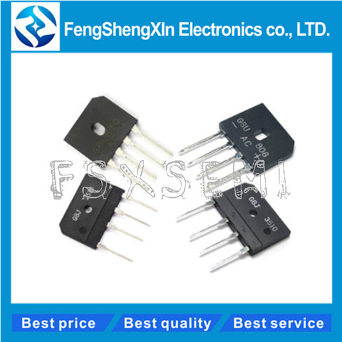 10pcs/lot GBJ2510 GBJ3510 8A/25A/1000V GBU808 GBU810 Bridge Rectifiers ► Photo 1/2