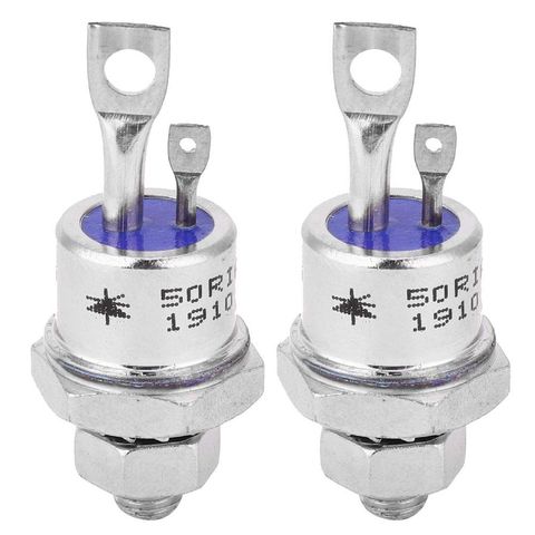 2Pcs Silicon Controlled Rectifier Screw Type Thyristor 50RIA120 SCR for Motor Control Spiral ► Photo 1/6