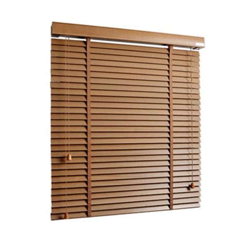 Wooden Venetian Blinds 35 mm Slat Customized Size Block the Light Real Basswood Window Shutter For Home Decoration ► Photo 1/5