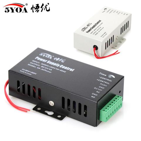 DC 12V Door Access Control system Switch Power Supply 3A 5A AC 110~240V for RFID Fingerprint Access Control Machine Device ► Photo 1/6