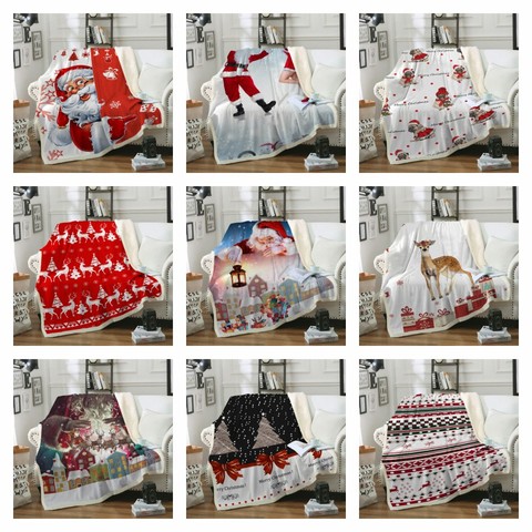 3D Christmas Blanket Kids Plush Throw Blankets for Kid Adult Thin Quilt ► Photo 1/6