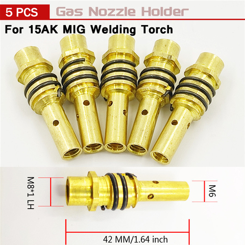 15AK Gas Nozzle Holder with Nozzle Spring For MIG/MAG Welding Torch Contact Tip Holder of MB 15AK Welding Gun ► Photo 1/5