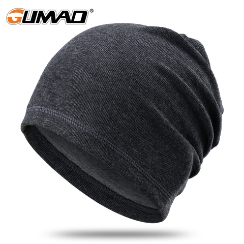 Winter Thermal Warm Cap Running Sport Thin Hat Black Pink Gray Soft Snow Snowboard Hiking Cycling Windproof Ski Men Women 2022 ► Photo 1/6