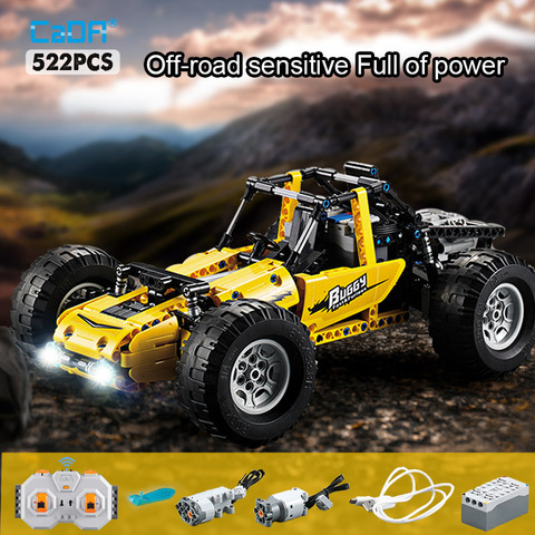 Cada 522pcs 2.4Ghz Climbing Trucks Technic City RC Racing Car All Terrain Off-Road Building Blocks Bricks Toys for Kids ► Photo 1/6