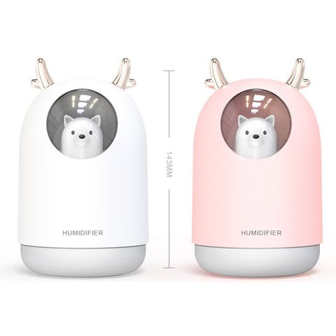 Creative Cute Pet Usb Mini Humidifier Home Bedroom Mute Small Desktop Air Spray Animal Mechanical Ultrasonic 30 Db Mute ► Photo 1/6