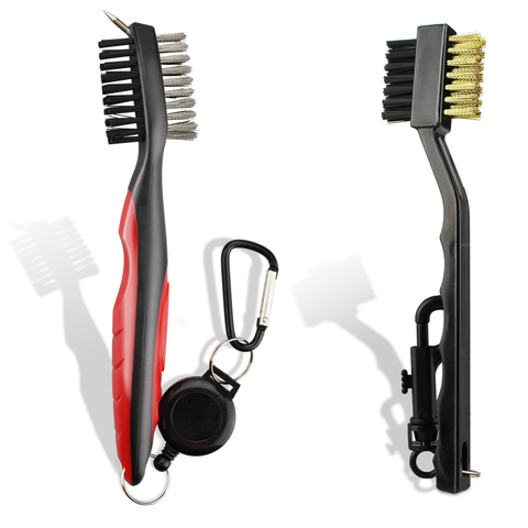 Golf Cleaning Brush For Club With Carabiner Groove Sharpener Cleaner Multi Style Drop Ship ► Photo 1/6